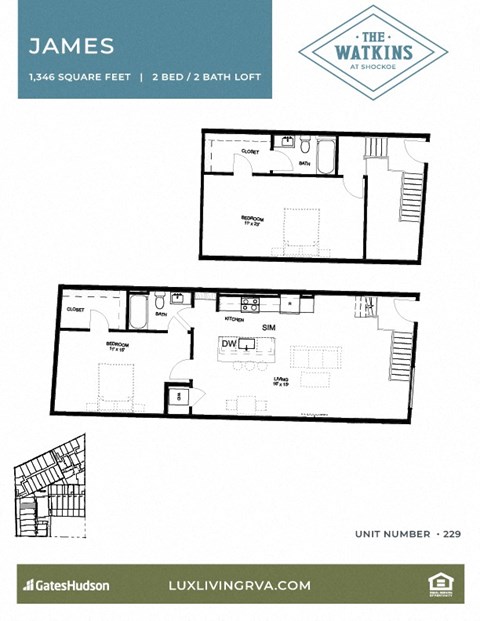 a floor plan of a house with bedrooms and a bathroom